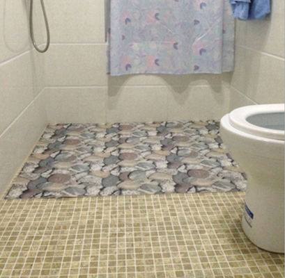 Амортизации сетка полиэстера циновки циновок Bathroom выскальзывания не с PVC покрывая пластиковую ткань