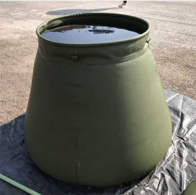 Армия Само-стоя круглая вершина танка дождевой воды PVC складная для противопожарного 2500L