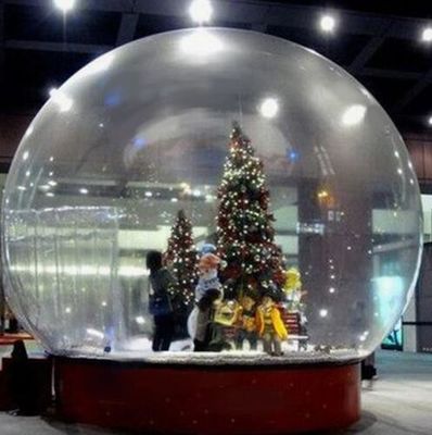 Глобус снега/шатер пузыря хрустального шара раздувной для шатра партии деятельностям при рождества раздувного