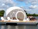 Шатер геодезического купола PVC 10m на открытом воздухе гостиницы располагаясь лагерем с шатрами партии купола располагаясь лагерем шатра купола двери