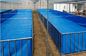 садок для рыбы брезента PVC 5000L складной 0.9mm для рыбного пруда Diy танка рыбного пруда рыбоводческого хозяйства пластикового
