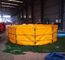 танка сельского хозяйства рыб тилапии брезента PVC диаметра 4m садок для рыбы складного складный
