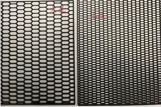 PVC волокна углерода покрыл сеть автомобиля сетки черную панели ячеистой сети размера 120cm x 40cm пластиковые покрытые