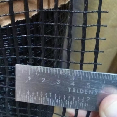 Промышленный ПВХ покрытый полиэстерной сеткой Geogrid для железной дороги или мягкой почвы фундамента