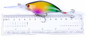 Лазер 6 глаз цветов 11CM/18g 4#Hooks 3D затравливает прикорм 0.30m-1.5M плавая расшатанный удя